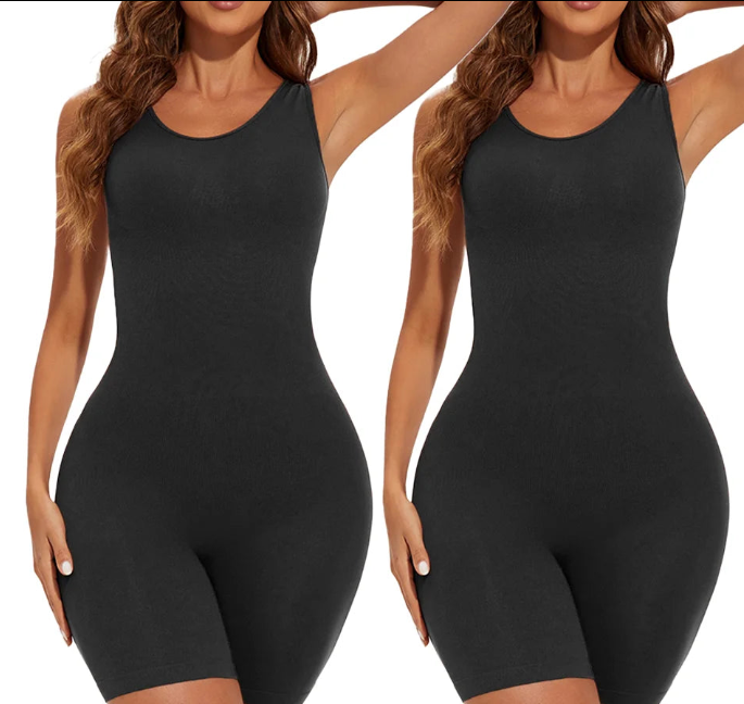 POKARLA Full Coverage Shapewear Bodysuit