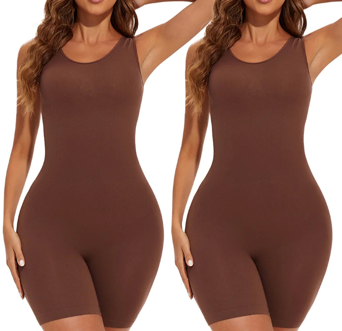 POKARLA Full Coverage Shapewear Bodysuit